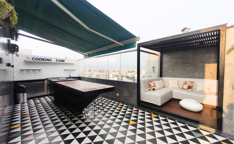 Departamento Amoblado en Alquiler con 2 Terrazas – Barranco