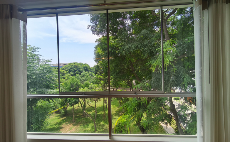 Venta de dúplex frente a parque, Surco