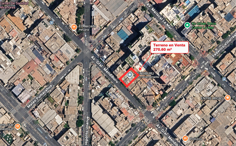 Terreno en Venta, Miraflores