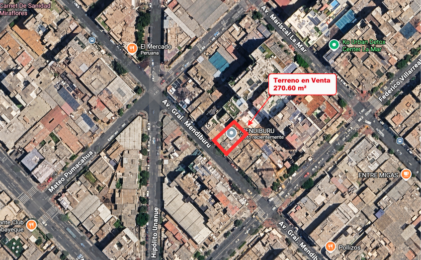 Terreno en Venta, Miraflores