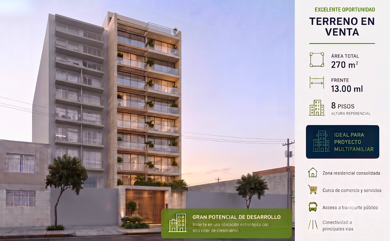 Terreno en Venta, Miraflores
